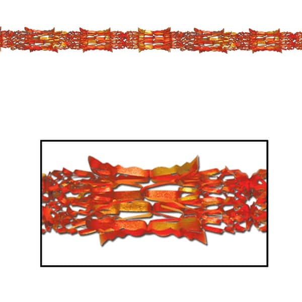 Shop Club Pack Of 12 Metallic Gold Orange And Red Autumn Harvest