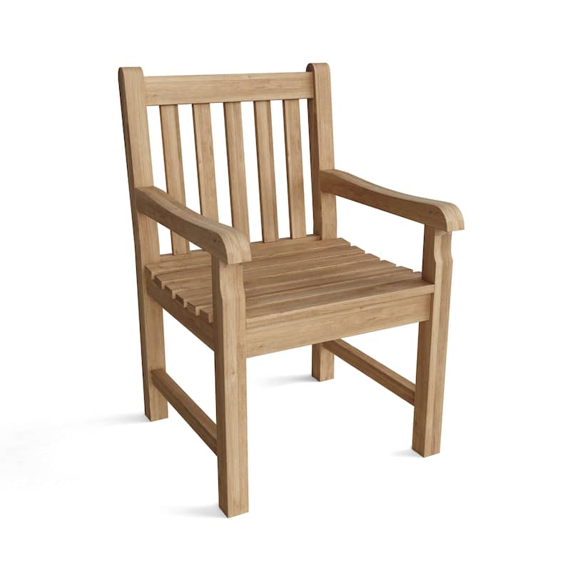 Teak Outdoor Dining Chair - No Cushion