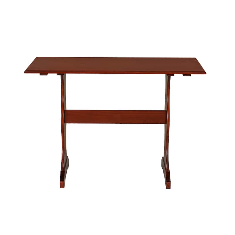 Linon Riki Family Dining Table Walnut