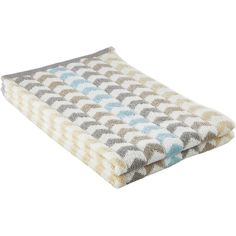 Violet Linen Versailles Pattern, 100% Cotton Highly Absorbent Jacquard Fashion Towel, 20" by 30", Hand Towels, Set of 2