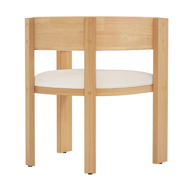 Upholstered Dining Chair Wooden Dining Chairs Set of 4 Modern Dining Room Chair for Kitchen Dining Room