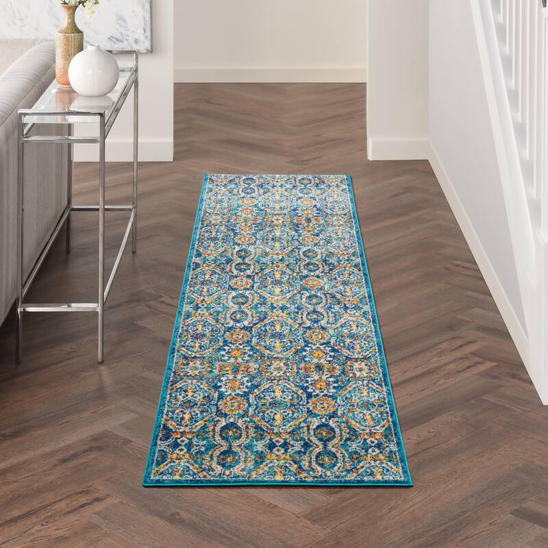 Nourison Allur Colorful Boho Tribal Medallion Area Rug
