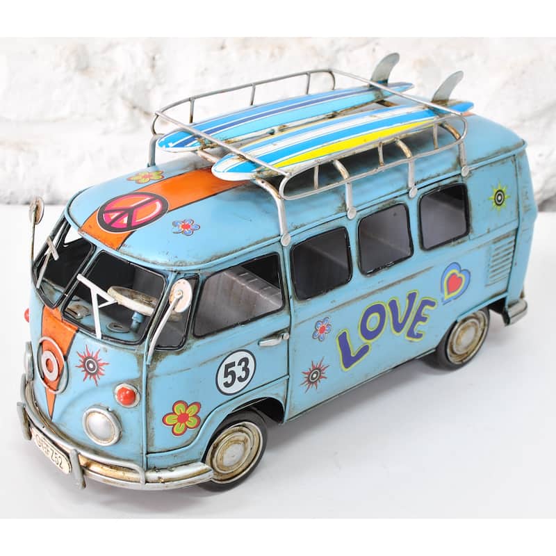 Jayland 1:20 Scale 1966 Volkswagen Deluxe Mini Bus Clic Artwork Sculpture Nr