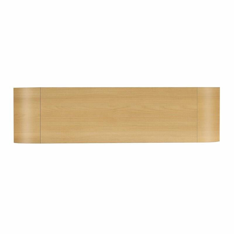 4-door Unique Wave Pattern Design Storage Cabinet