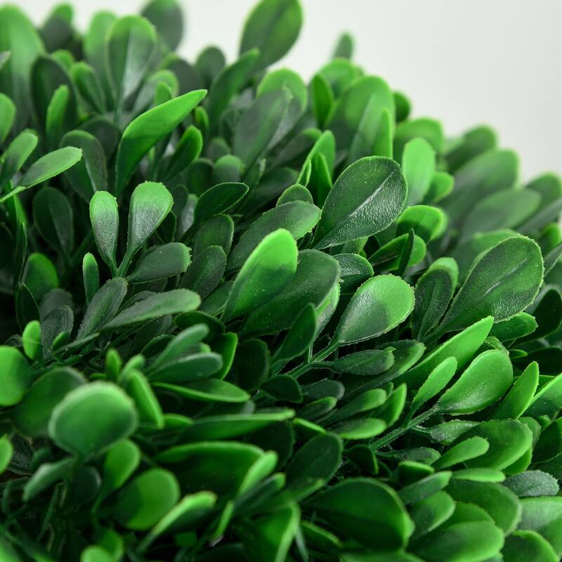 3.5ft/43.25" Artificial 3 Ball Boxwood Topiary Tree with Pot
