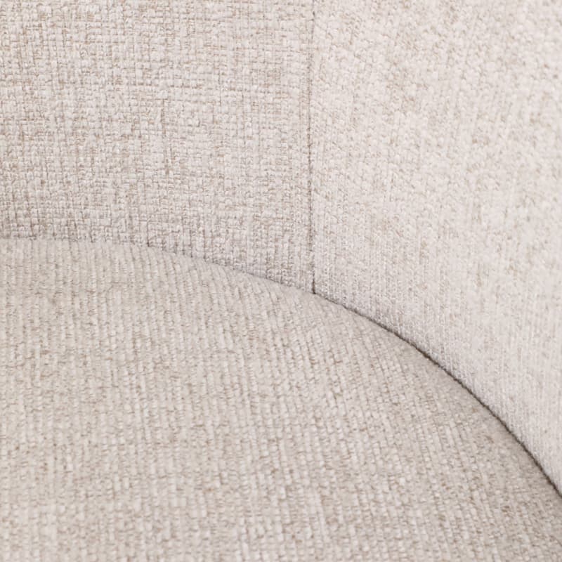 Compact Barrel Accent Chair with Curved Back - 32.25"
