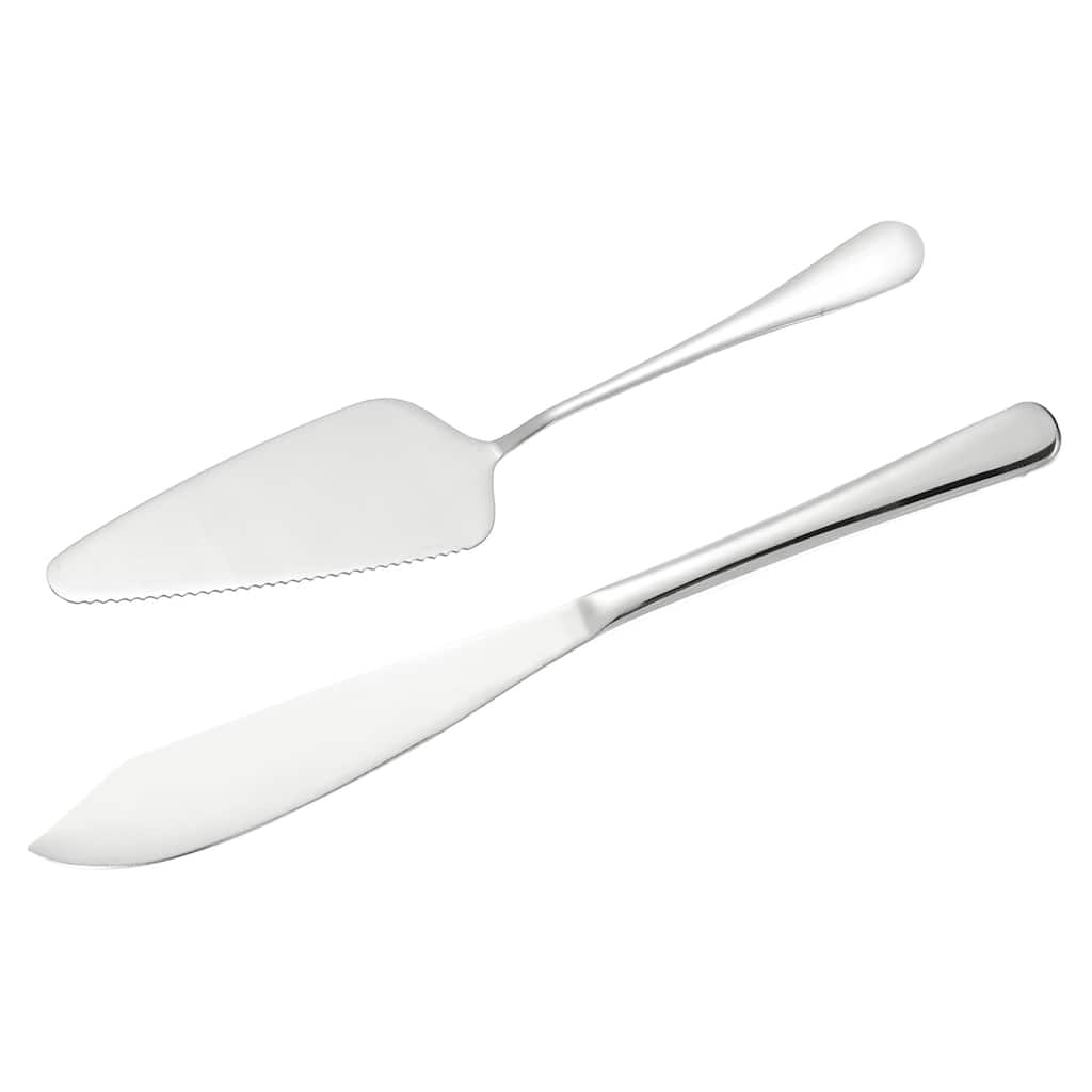 Wedding Cake Knife and Server Set, Cake Cutting Set 11/9 Inch