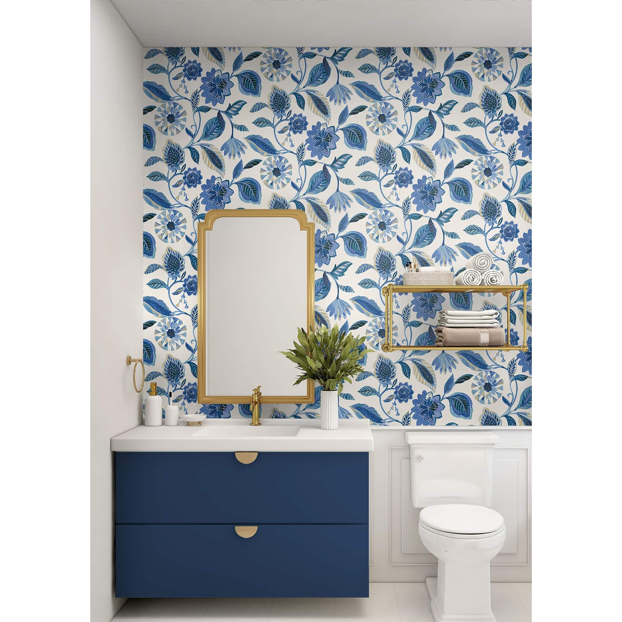 Surface Style Light of Day Larkspur Peel and Stick Wallpaper 20.5 in
