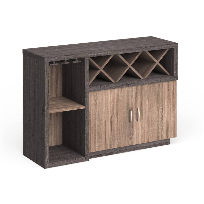 Furniture of America Letty Grey 6-shelf Dining Server