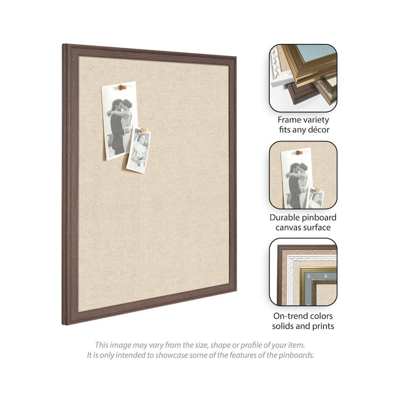 Kate and Laurel Pinboard Neutral Linen