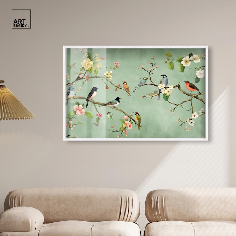 Restful View Shadowbox by Art Remedy