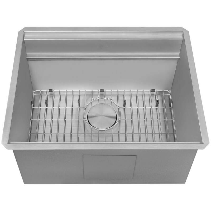 Ruvati 23 x 19 x 12 inch Deep Laundry Workstation Sink Undermount Stainless Steel - RVU6525