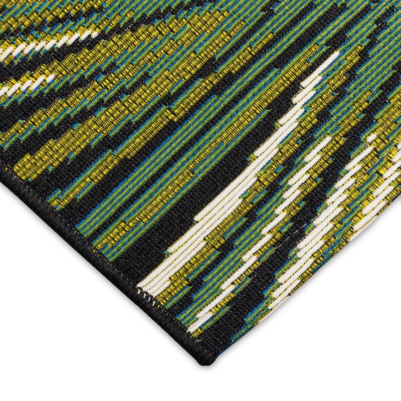 Liora Manne Marina Palm Border Indoor/Outdoor Rug
