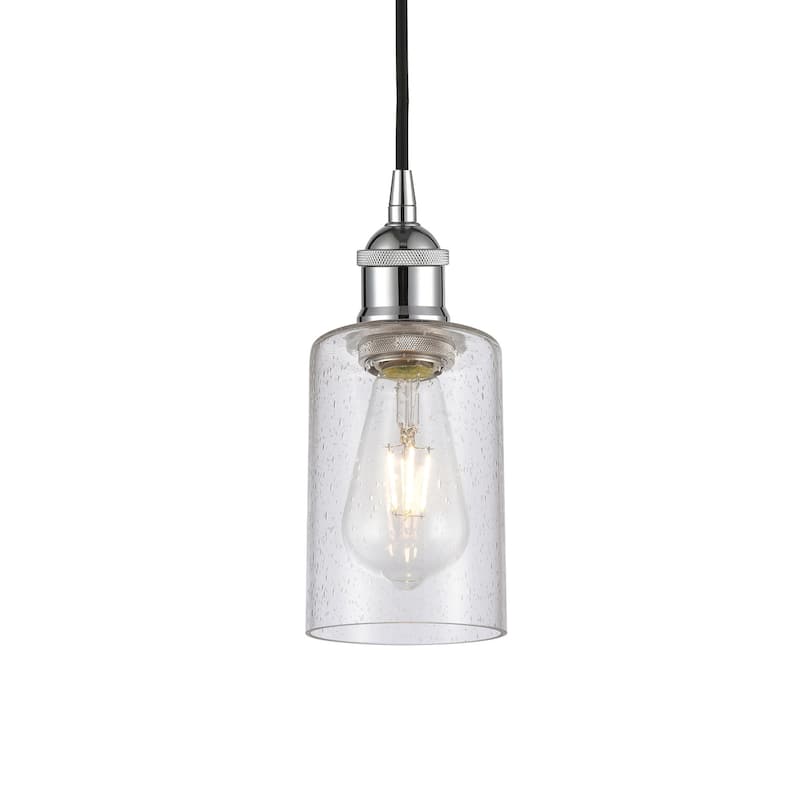 Innovations Lighting 616-1P-10-4 Clymer Pendant Clymer 4" Wide Mini - Polished Chrome / Seedy