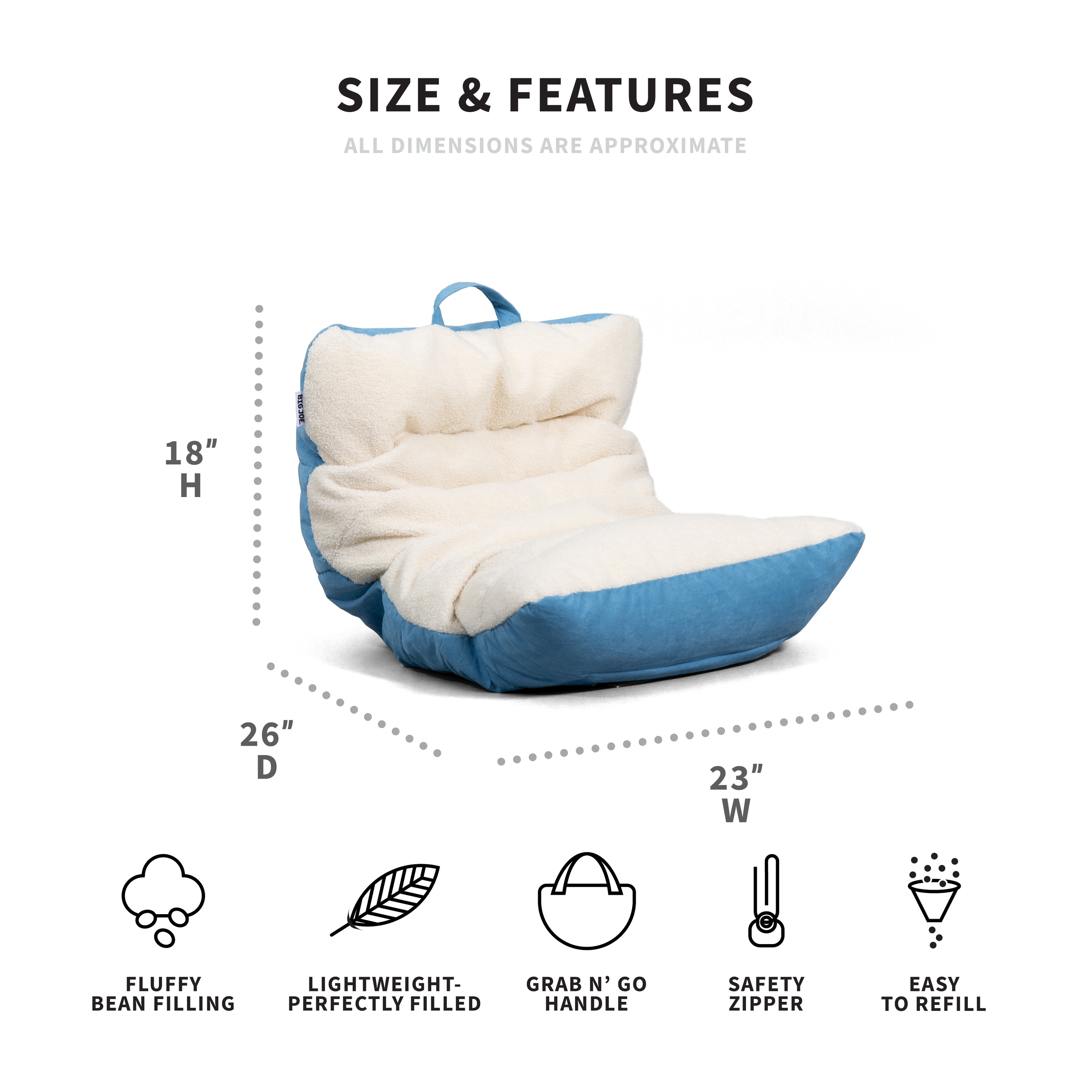 Big Joe Roma Bean Bag Chair On Sale Bed Bath Beyond 16257655