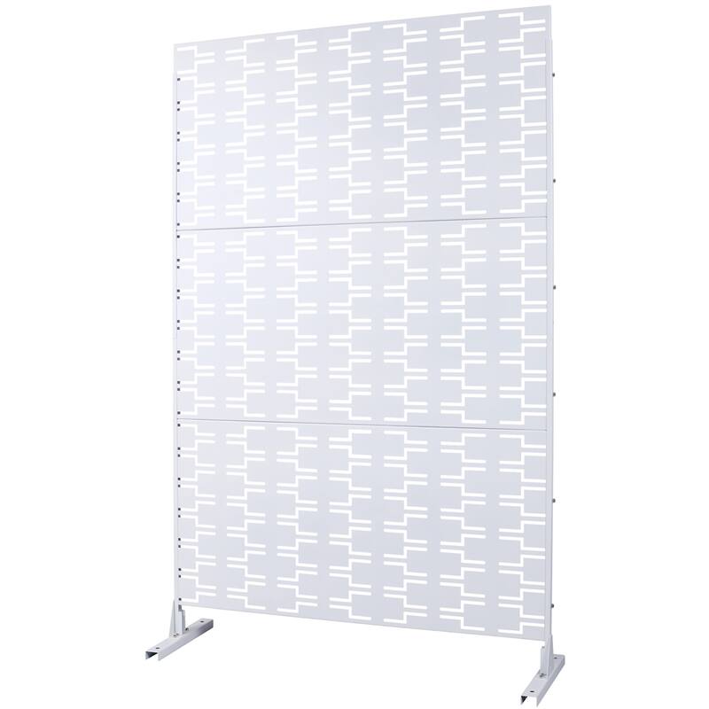 Outdoor & Indoor Privacy Screen Metal Privacy Screen 76" H×48" W