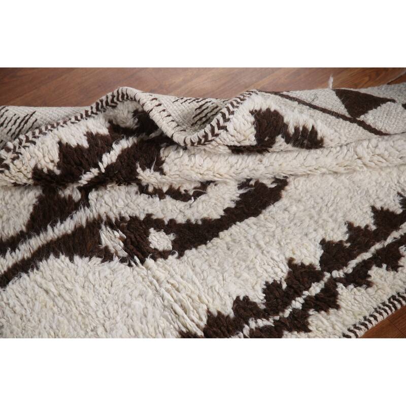 Plush Turkish Anatolian Runner Rug Hand-knotted Wool Carpet - 3'2"x 11'5"