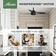 preview thumbnail 81 of 96, Hunter Cassius Outdoor Ceiling Fan, Damp Rated - Industrial, Farmhouse, Contemporary