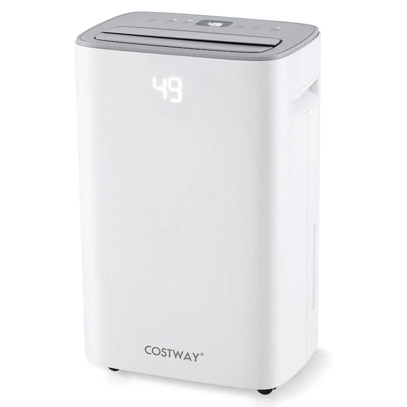 52 Pint Dehumidifier 4500 Sq. Ft Portable Dehumidifier w/ Child Lock - White