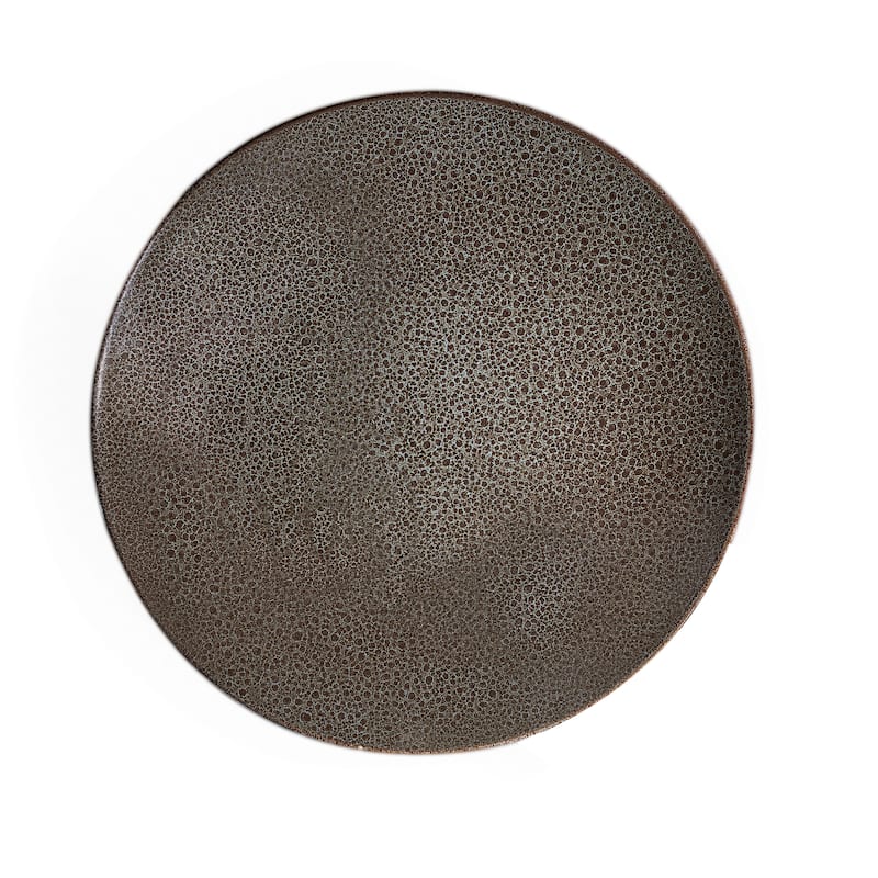 Red Vanilla Art Grey Coupe Service Platter