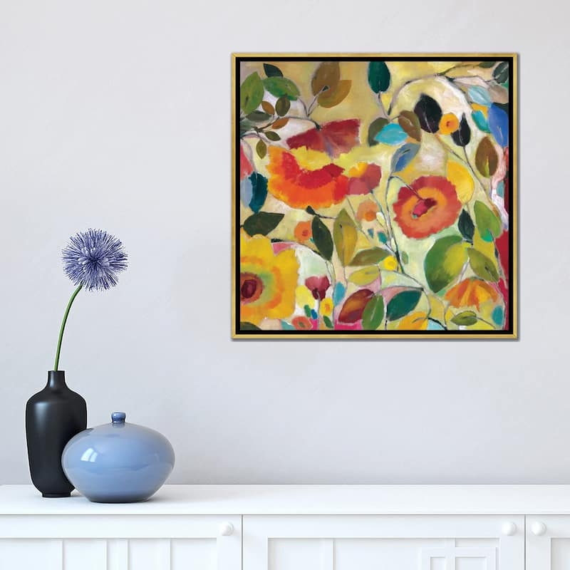 iCanvas "Garden Fantasie" by Kim Parker Framed Canvas Print