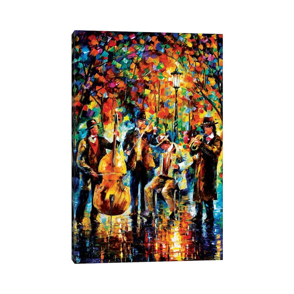 iCanvas "Glowing Music" by Leonid Afremov Canvas Print