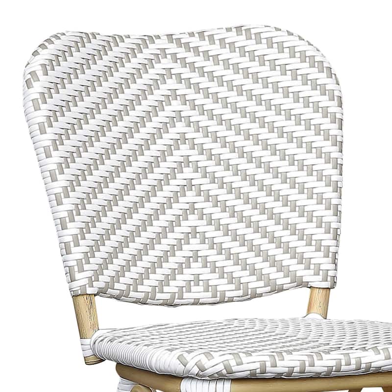 Stella Bohemian Natural Tone 30-inch Patio Bar Chairs (Set of 2) by Furniture of America - Set of 2