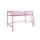 preview thumbnail 18 of 20, Avenue Greene Avery Junior Twin Metal Loft Bed Pink - Twin
