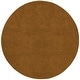 preview thumbnail 55 of 218, Handmade Jefferson Felted Wool Plush Area Rug 10' Round - Brown - Runner/Round