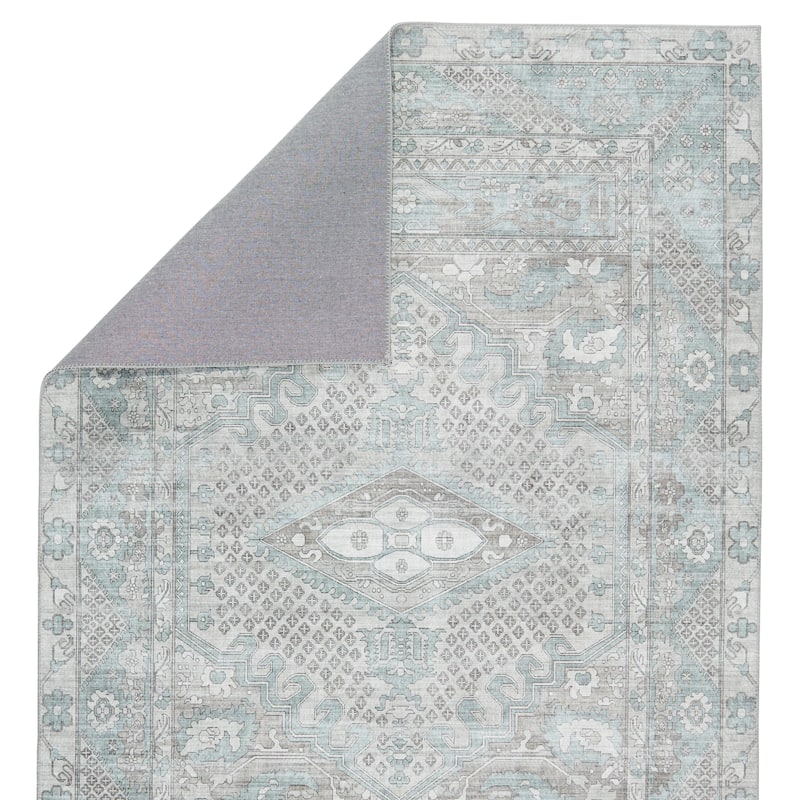 Issa Machine Washable Medallion Area Rug