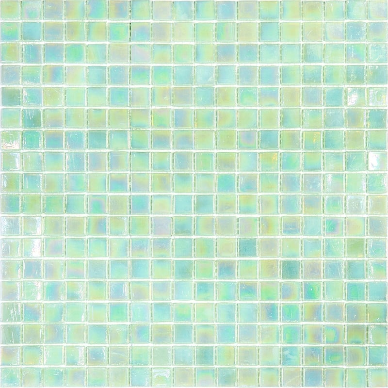 Apollo tile 12" x 12" Skosh Glossy Ultramarine Green Glass Tile (18.69 sq ft/case) - 20 Pack
