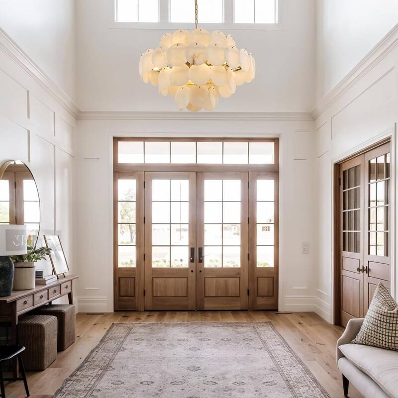KAYLA Modern Natural Marble Living Room Chandeliers