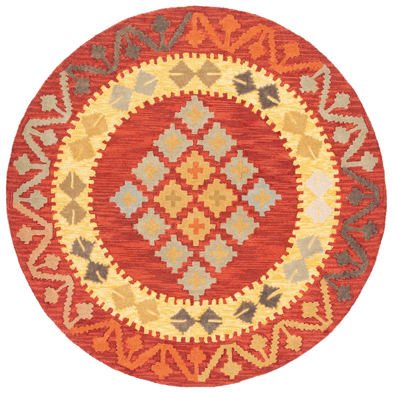 SAFAVIEH Handmade Aspen Besije Boho Wool Rug