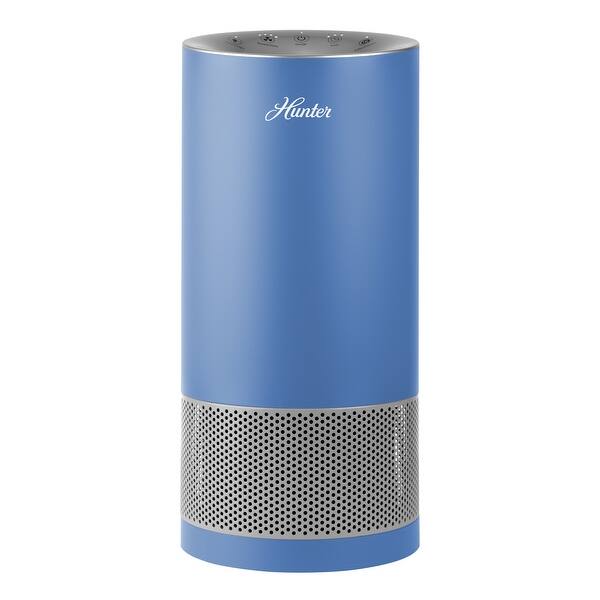 slide 2 of 19, Hunter HP400 Round Air Purifiers for Home, True HEPA Air Purifier Tower for Pets, Odors, Allergens, Smoke, Dust, VOC's.