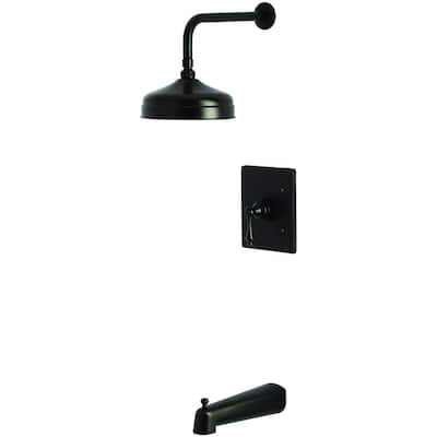 Kingston Brass KB634.AL Restoration Tub and Shower Trim Package with