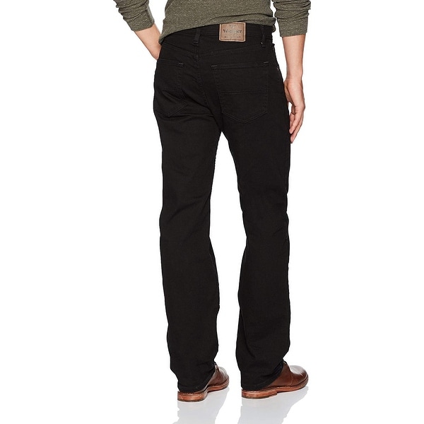 wrangler men's regular fit jeans comfort flex waistband