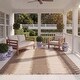 preview thumbnail 1 of 6, SAFAVIEH Courtyard Soma Casual Waterproof Patio Backyard Rug