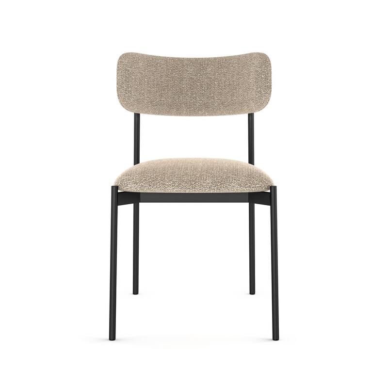 Amisco Yasmina Upholstered Dining Chair with Metal Leg