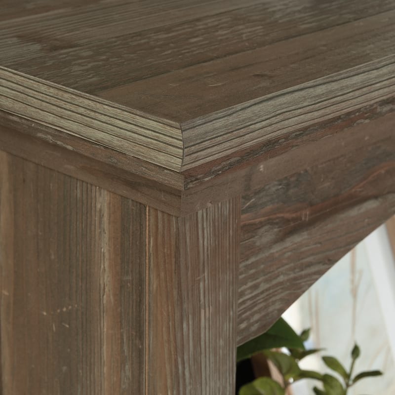 Wood Bookcase with Drawers, Brown - 46.06" W x 16.93" D x 61.30" H