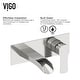 preview thumbnail 7 of 22, VIGO Cornelius 3" H Single Handle Wall Mount Bathroom Faucet