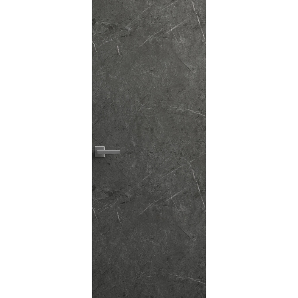 Solid Hidden Door with Handle Planum 0010 Pietra