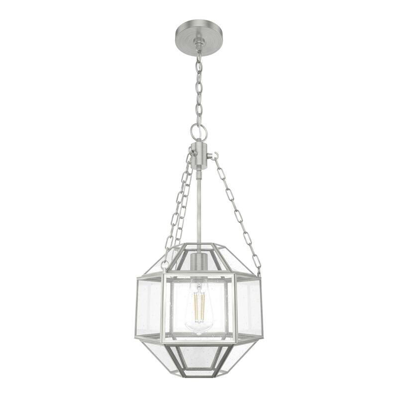 Hunter 11" Indria 1-Light Pendant - Kitchen Island, Dining Room, Entry - Industrial, Contemporary, Geometric