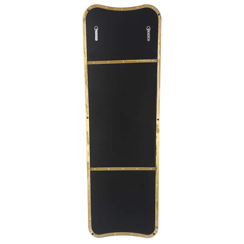 Uttermost Belvoir Large Antique Brass Mirror - 26"W x 76"H x 1.125"D