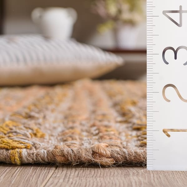 dimension image slide 0 of 5, SAFAVIEH Handmade Cape Cod Heivi Jute Rug