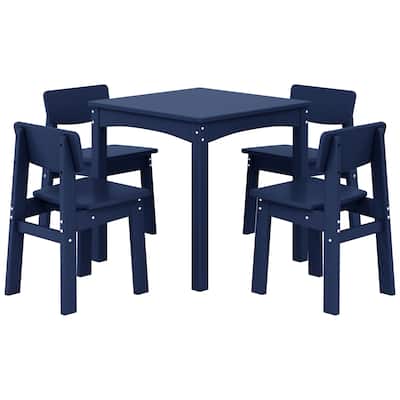 Polytrends Garden Party Kids Outdoor 5-Pieces Dining Set
