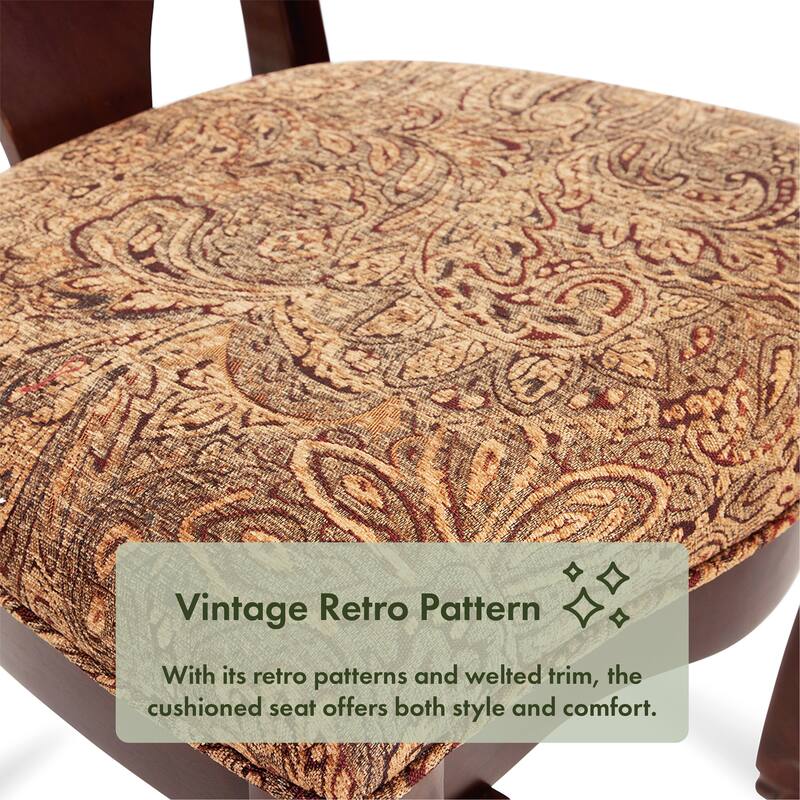 Carpia Traditional Wood Dining Chairs (Set of 2) by Furniture of America