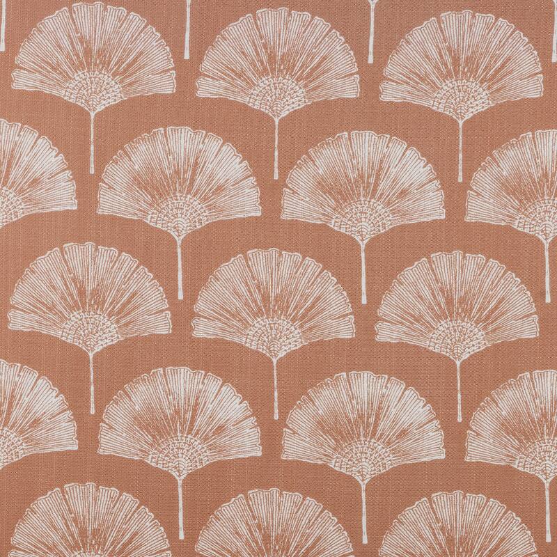Indigo Road by Egypt Sherrod Meru Fan Leaf Block Print 1-Piece Shower Curtain