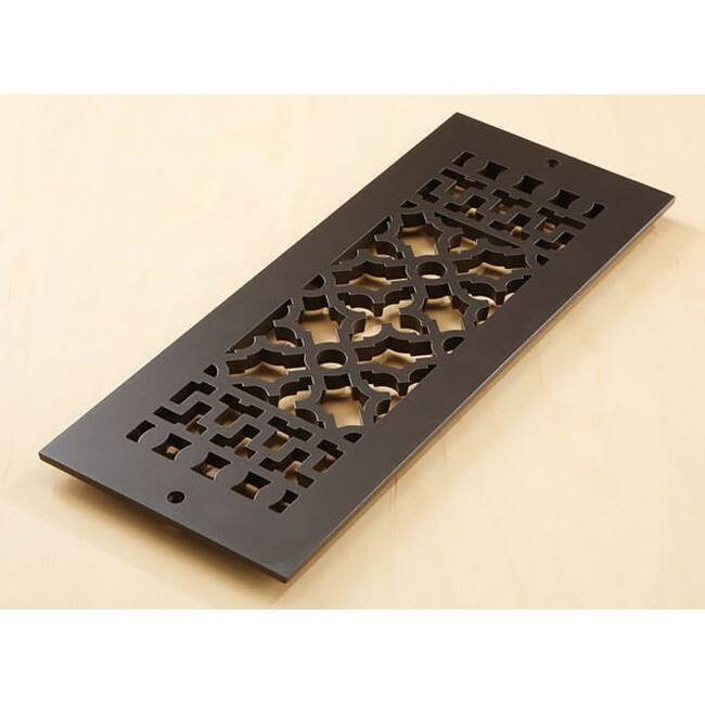 Reggio Registers Scroll Series 4" x 12" Floor Grille without Mounting
