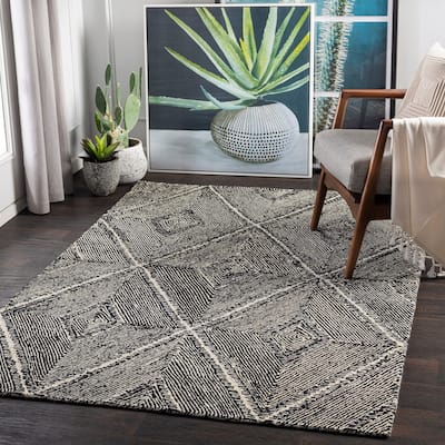 Livabliss Manu Handmade Wool Farmhouse Area Rug