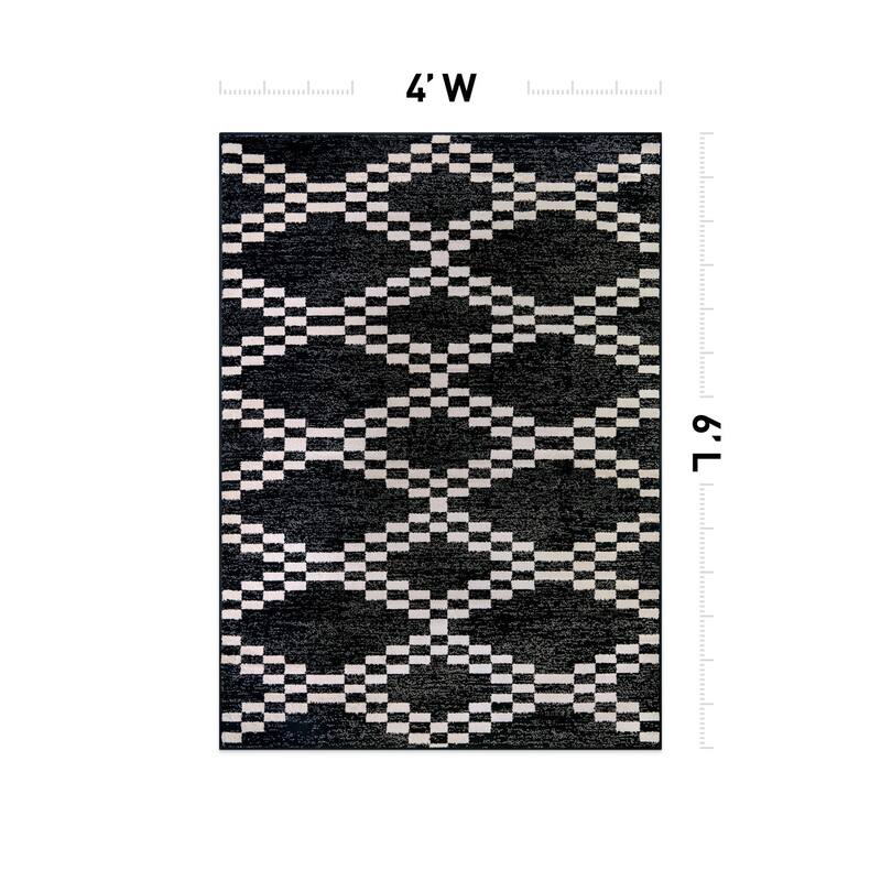 Southwestern Geometric Durable Area Rug, Perfect for Any Room